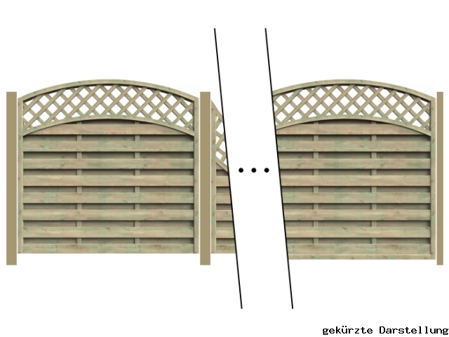 5,89m Zaun Mailand - ME61873