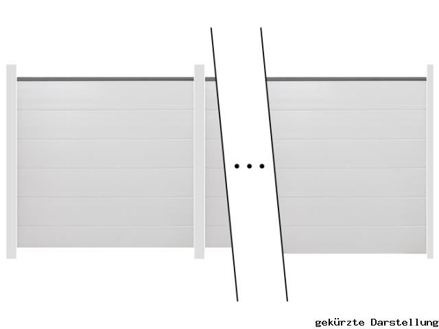 31,88m GroJa BasicLine Steckzaun Kunststoff - ME65284